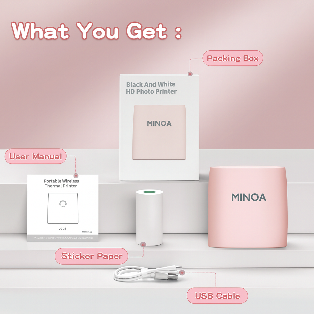 Minoa Mini - Bluetooth Thermal Printer