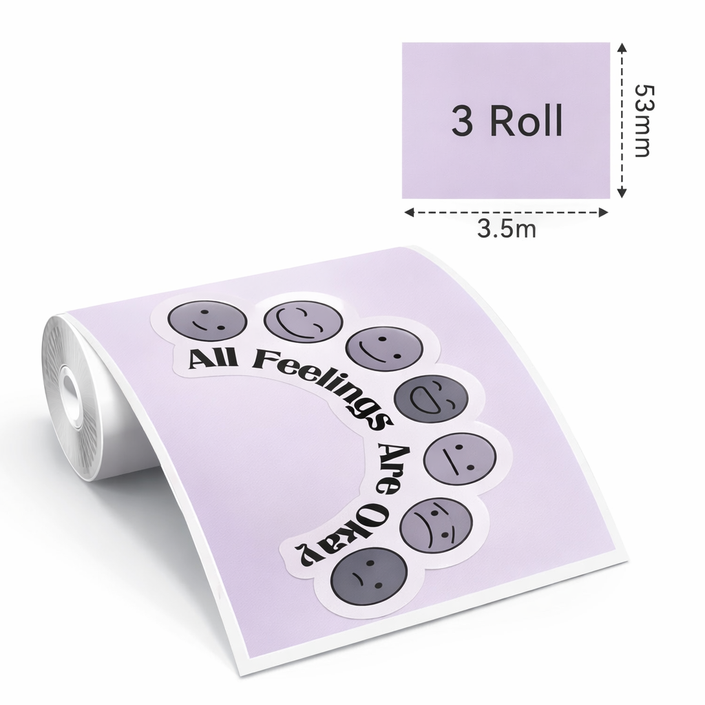 Mini Thermal Printer Color Paper Roll
